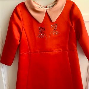 Hucklebones Swarovski satin dress